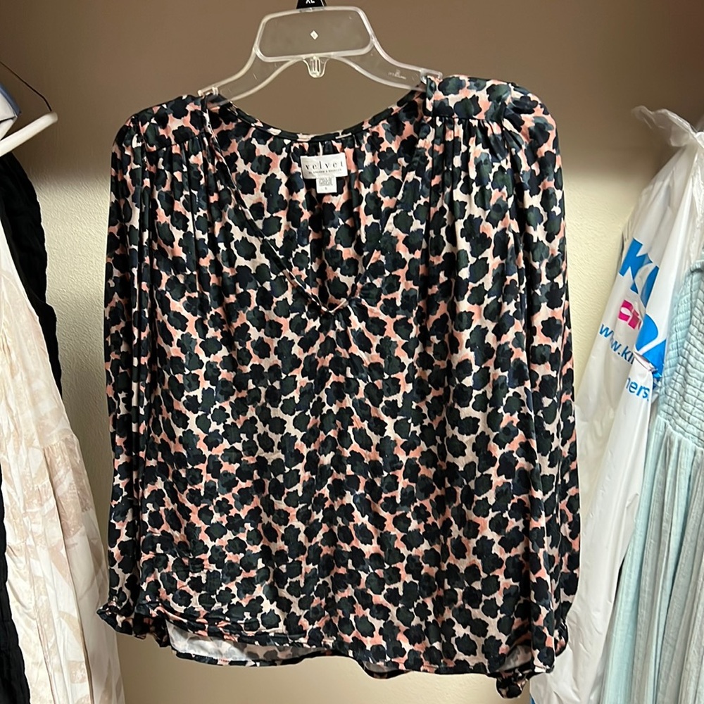 Velvet blouse